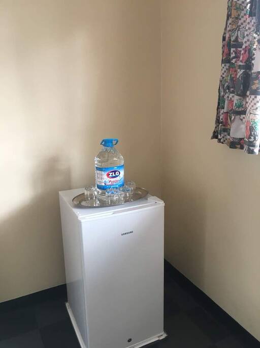 Fridge and refreshments