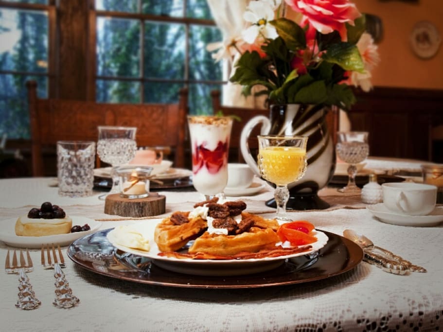 Complimentary 3 coarse Country Gourmet Breakfast every morning