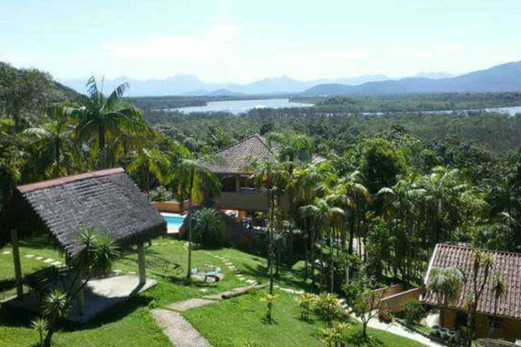 Vista das suítes para Bahia de Guaratuba