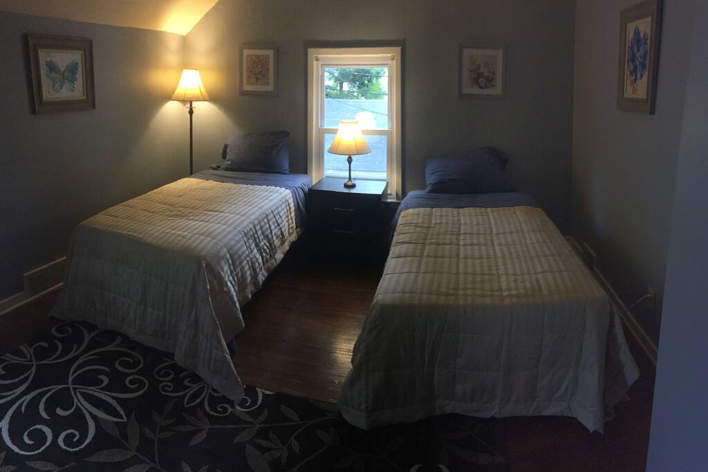 Bedroom 2 with two single beds
