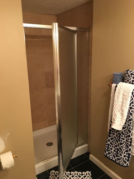 Private spotless hot shower :-)
