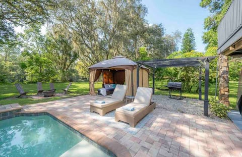 River Front Heated Pool Estate-Busch Garden/USF