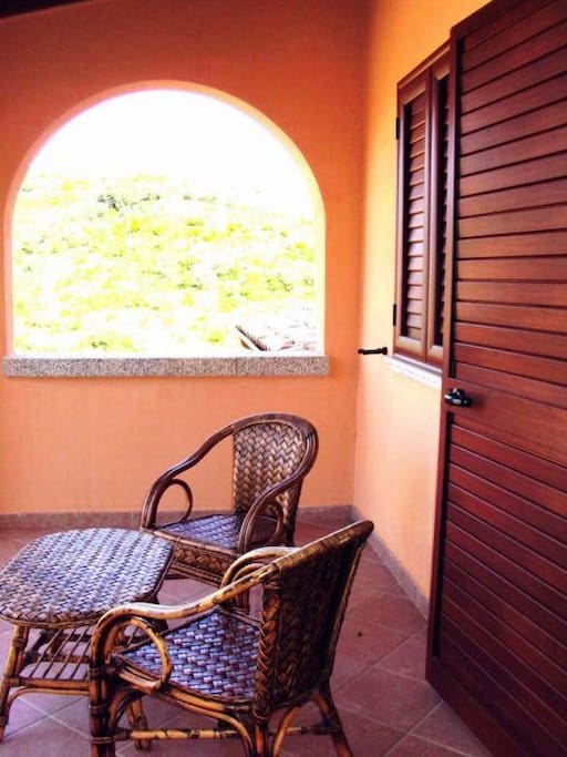 salottino in veranda