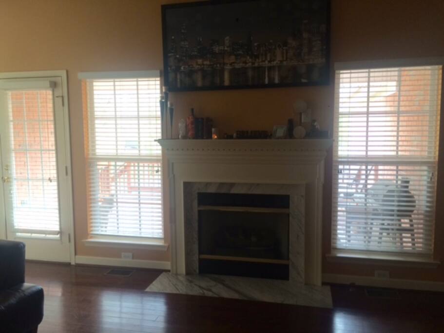 Living room leads to the deck area for outdoor relaxation