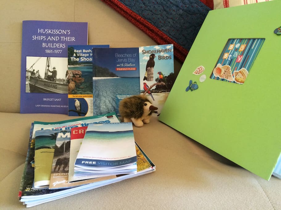 We have a selection of guide books showing places to eat, shop and play.