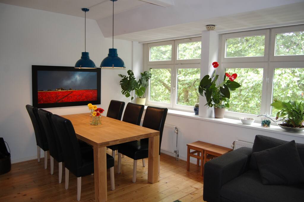 Large dining table