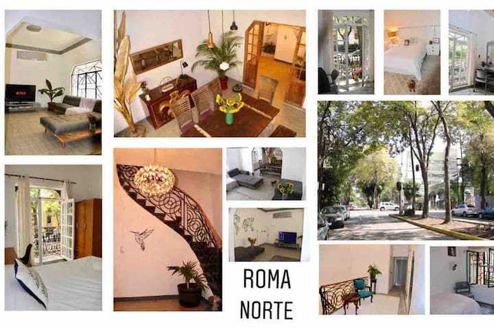 Casa en la Roma norte