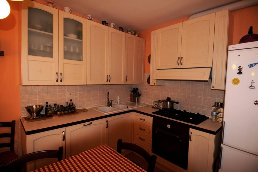 Kitchen corner in the living room