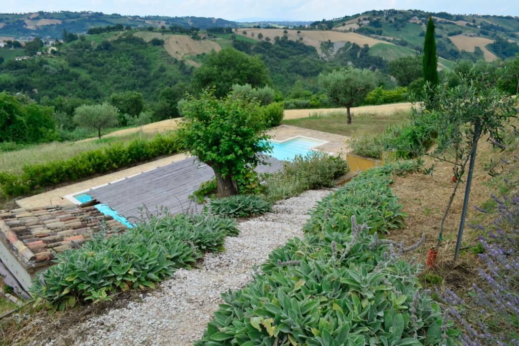 Path down to pool