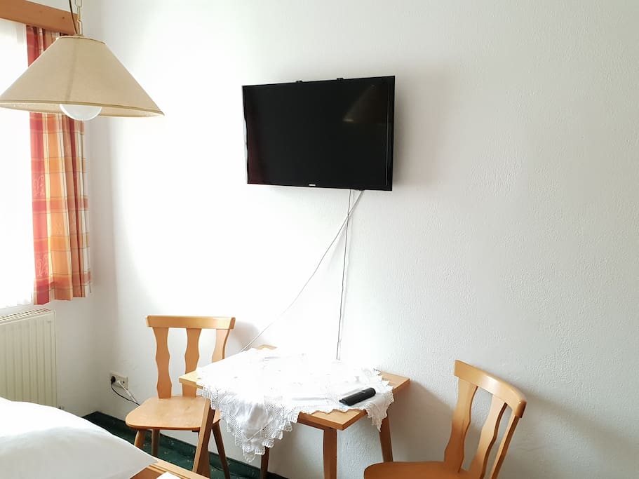 TV, table