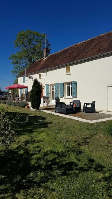 View from fruit trees