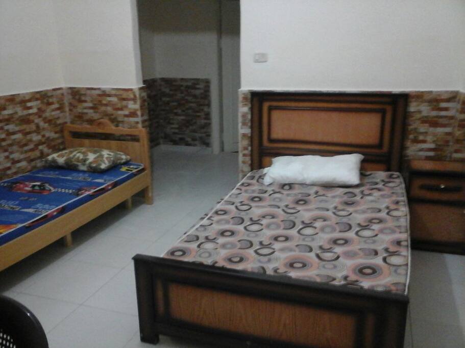 Bedroom with 2beds and private bath