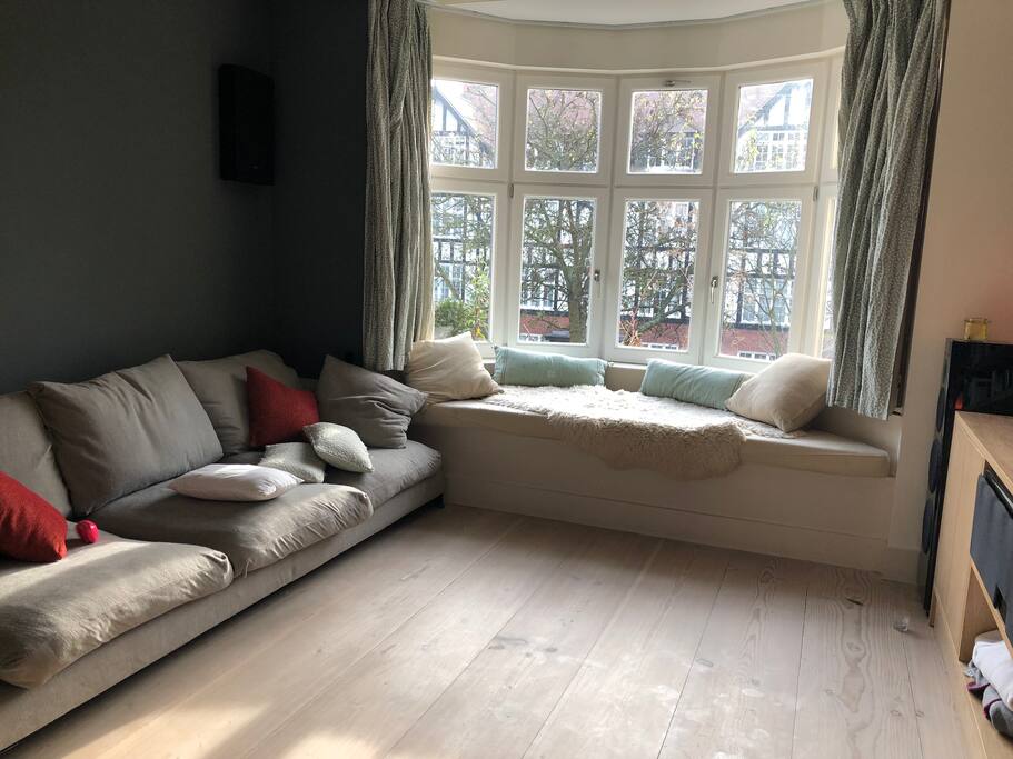 Downstairs sofa and seating area