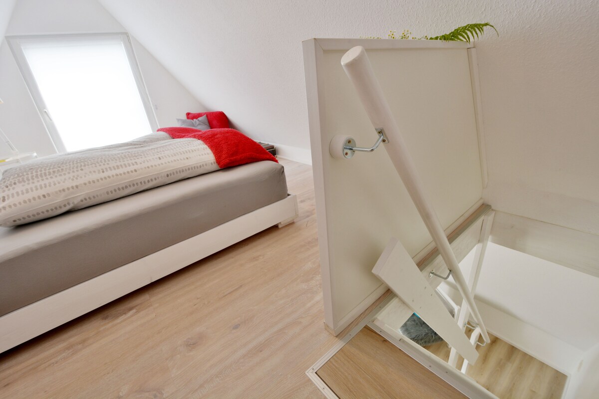 Schlafzimmer 1,  offene Bauweise, keine Abschlusstüre vorhanden