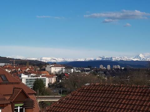 Apartment with terrace and view, children friendly