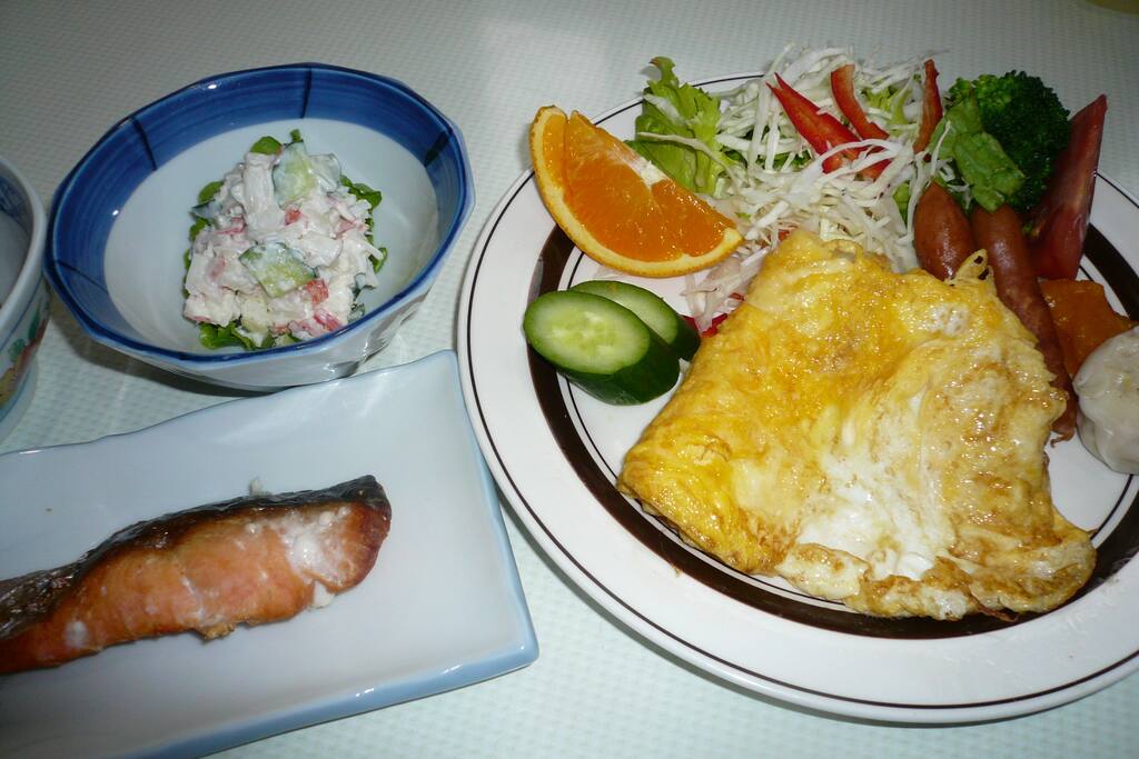 朝食の一例