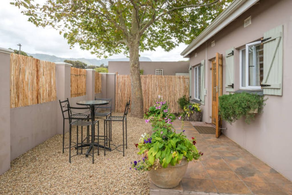 Private garden and Patio.