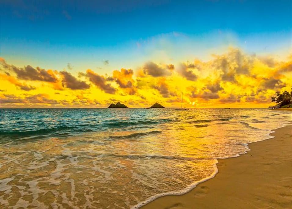 Start your day with a sunrise walk on the most beautiful beaches in the world