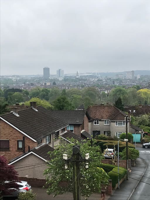 Fantastic view of Cardiff