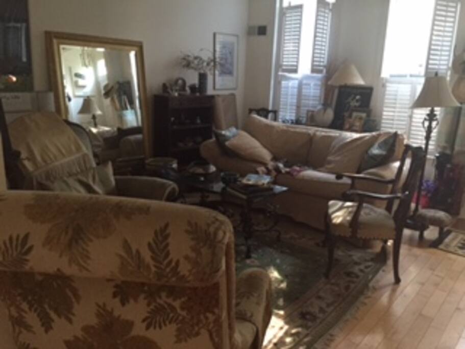 The living room
