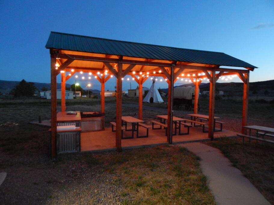 Pavilion and outdoor grilling for your BBQ