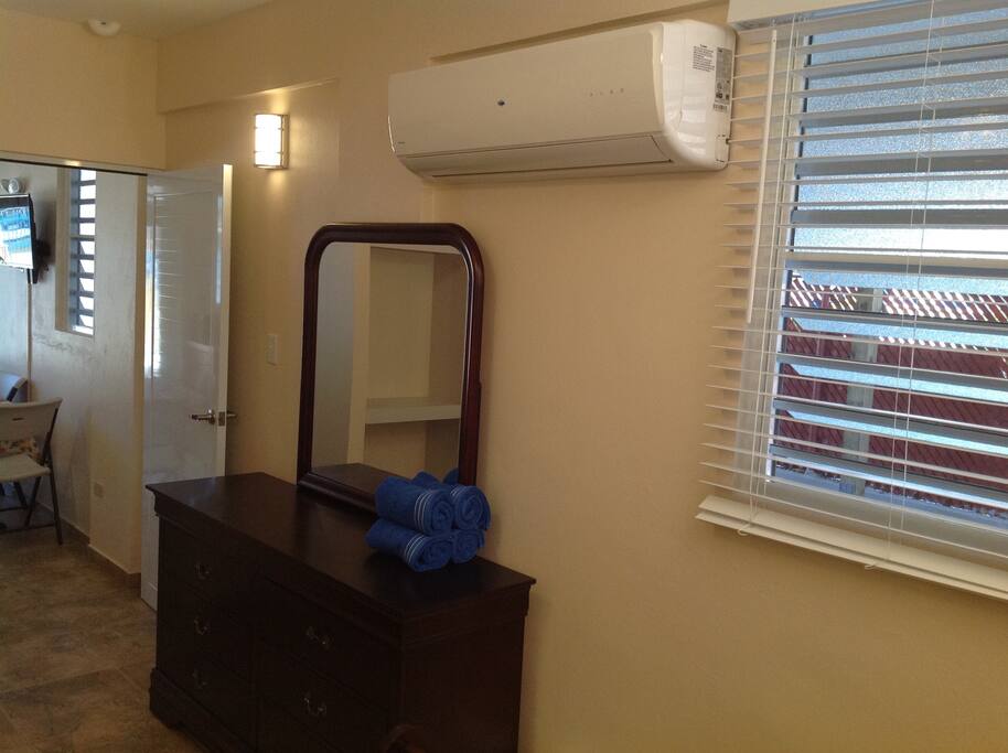 Bedroom chest and a/c