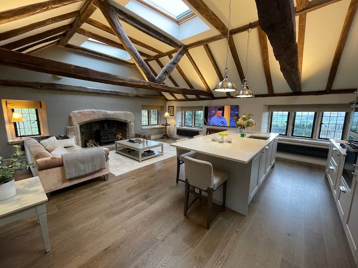 Loft England Luxury Loft at Claughton Hall in Lancashire, England, United Kingdom ...