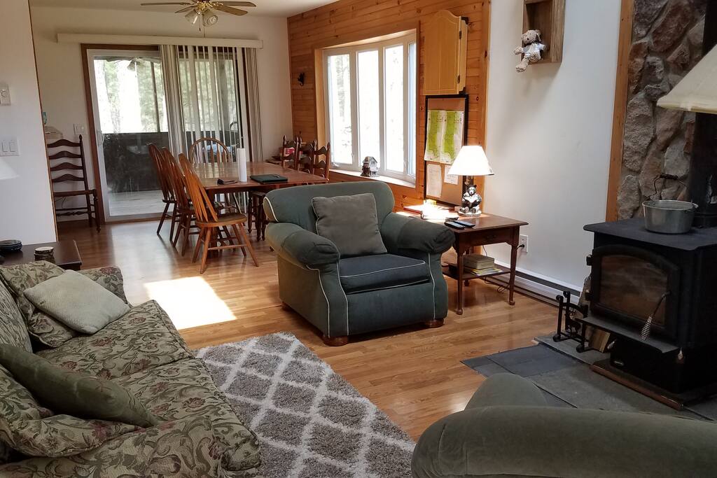Living room looking into dining room