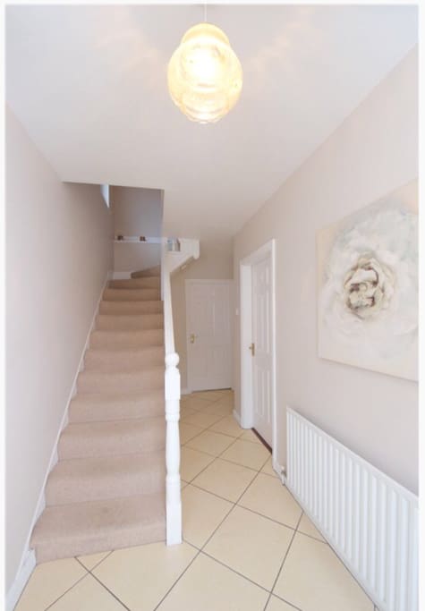 Entrance hallway and stairs.