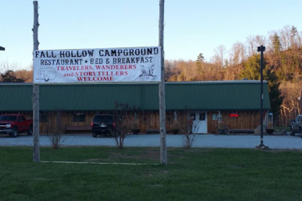 Front of Restaurant building