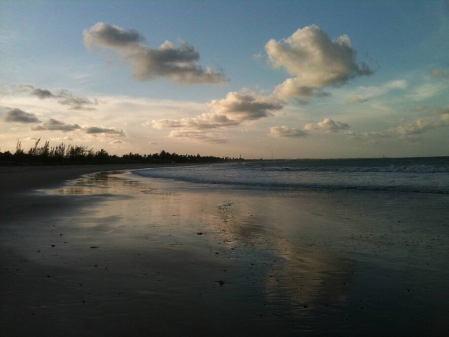 Final da praia de carnaubinha- Fim de tarde