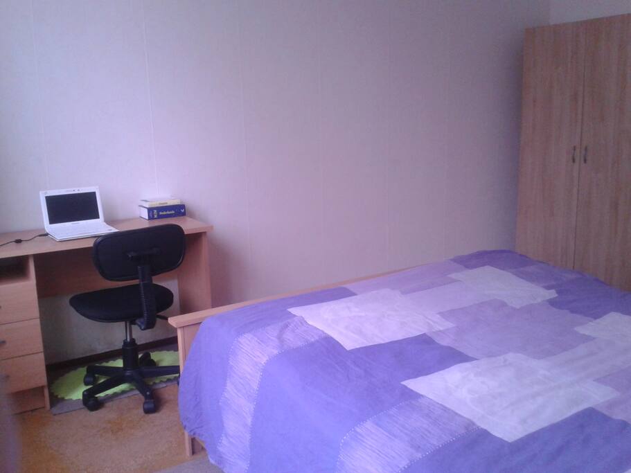 Working space in the bedroom