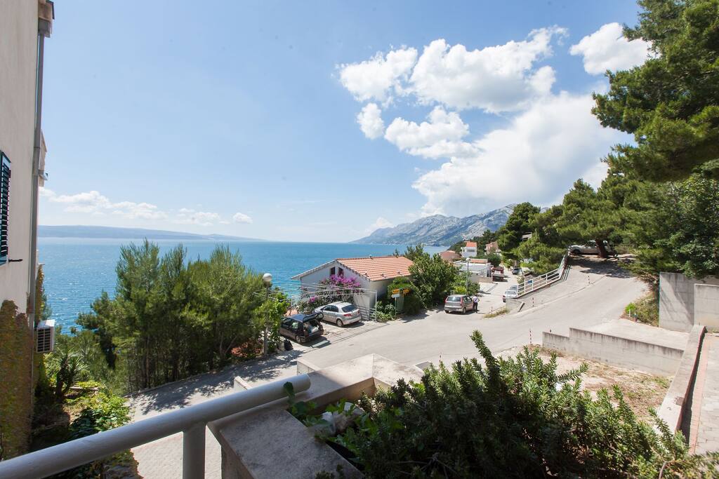 Views towards the Adriatic sea.