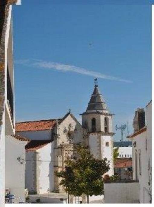 Vistas da Casa para a Igreja Matriz