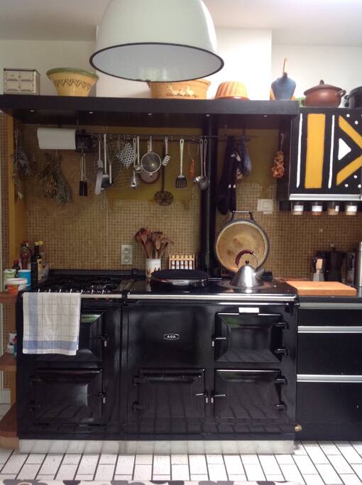 Aga stove to cook on