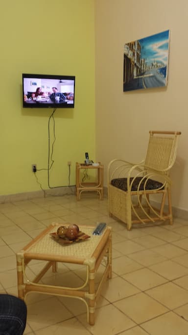 Living room area.