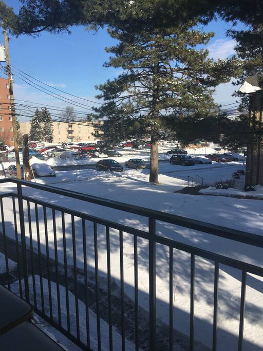 View from patio