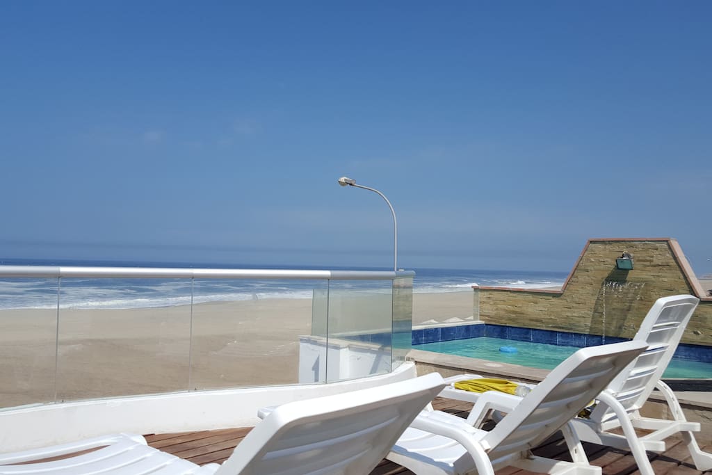 At night the roof top offers incredible stargazing and