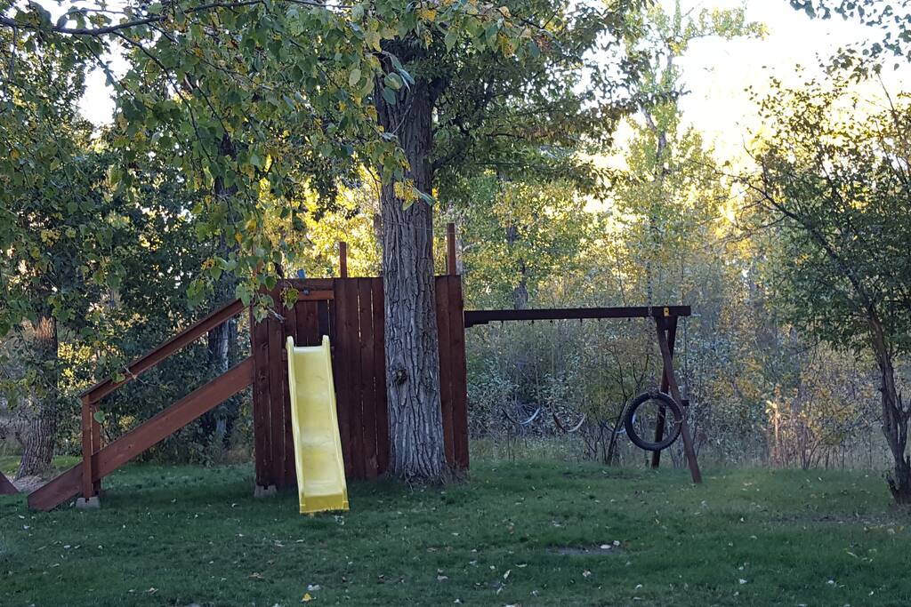 Playground With Zipline, FUN for the Kids