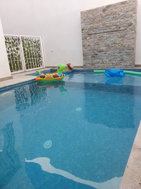 Villa with private unobstructed pool.