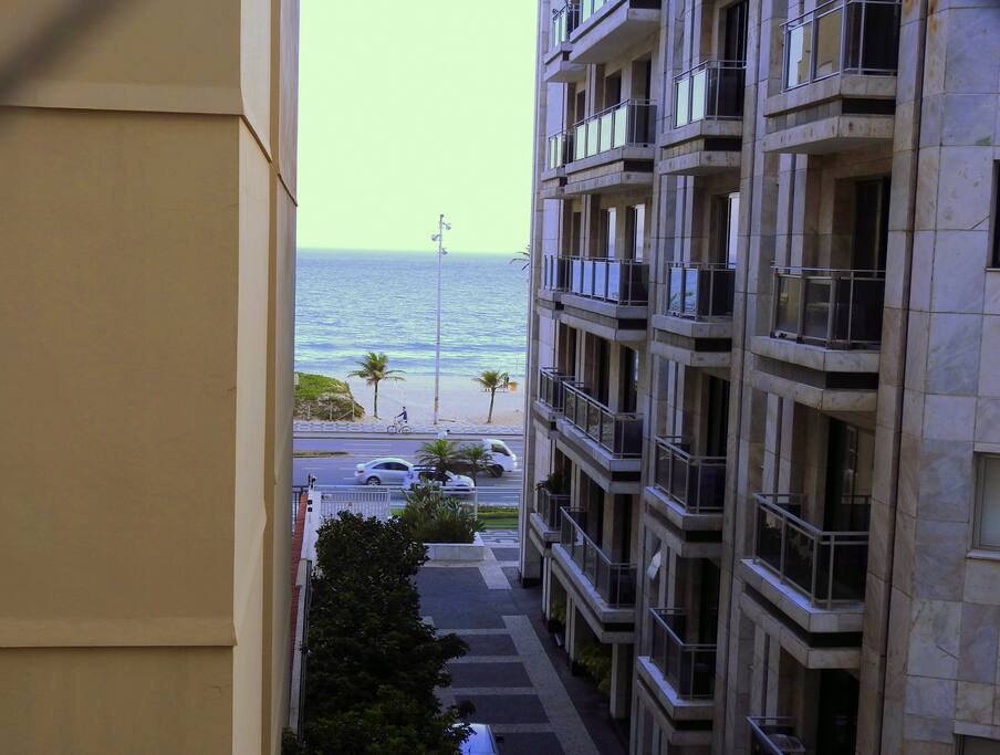 Vista da sala de visitas