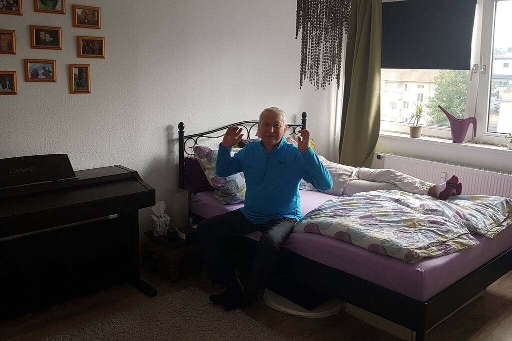 Schlafzimmer mit mannequins