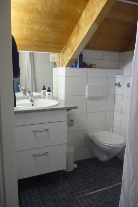 Badezimmer mit Dusche