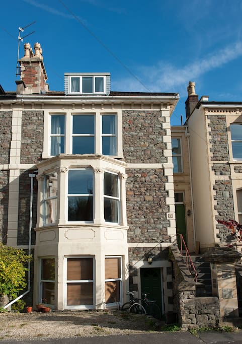 Front of the house, private entrance