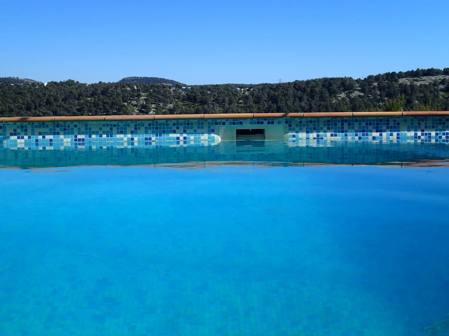 Vue dans la Piscine