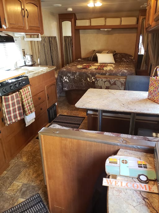Living Room/Dining Room/Bedroom/Kitchen -- All in One!