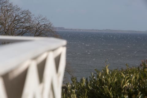Panorama view to Lillebaelt and Aeroe Denmark.