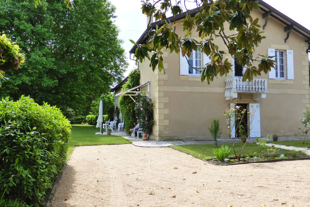 Gite side entrance from parking
