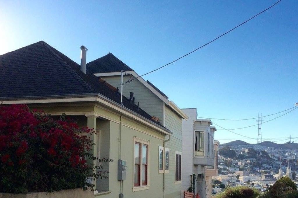 Scenic views from our Bernal Heights bungalow