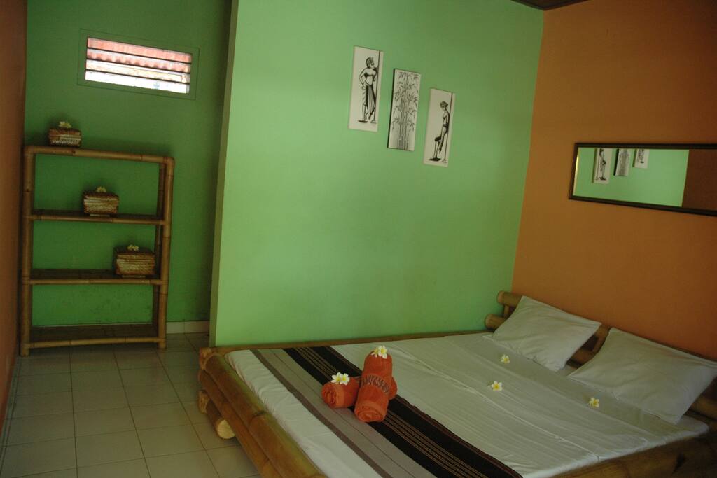 Bamboo bed room